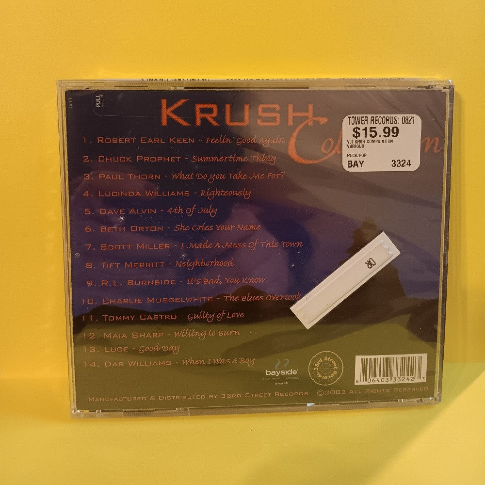 Various - The Krush Collection 2003 - 2003 - 3324-2 - New - Sealed - CDs
