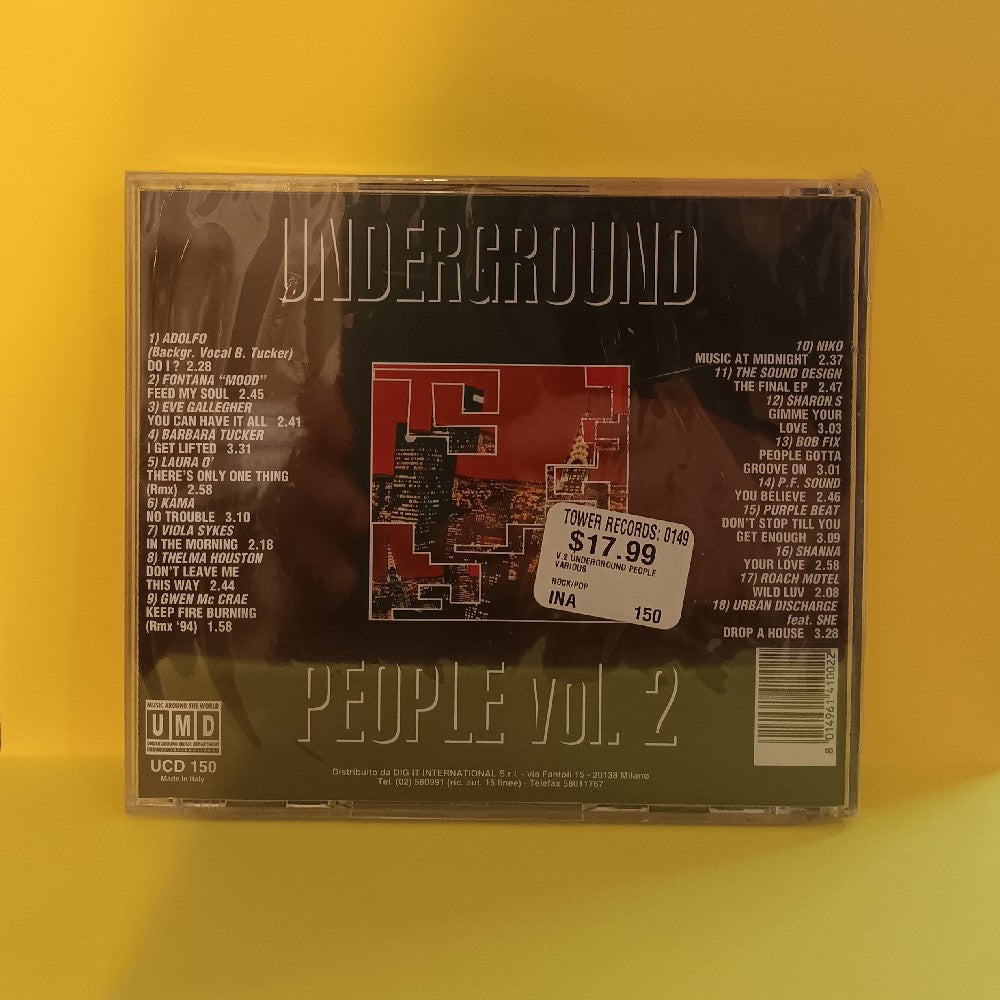 Jazz Voice / Various - Underground People Vol. 2 - UCD150 - New - Sealed - CDs