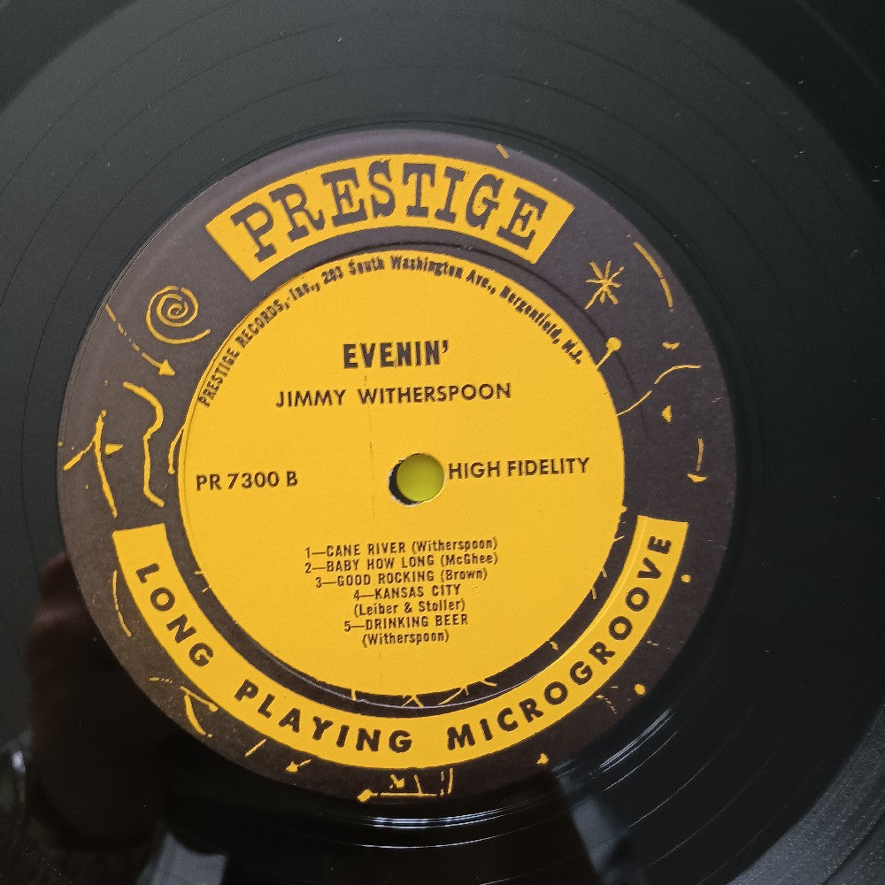 Jimmy Witherspoon - Evenin' Blues RVG Mono - 1964 - PR 7300 - Used - VG+ - Vinyl