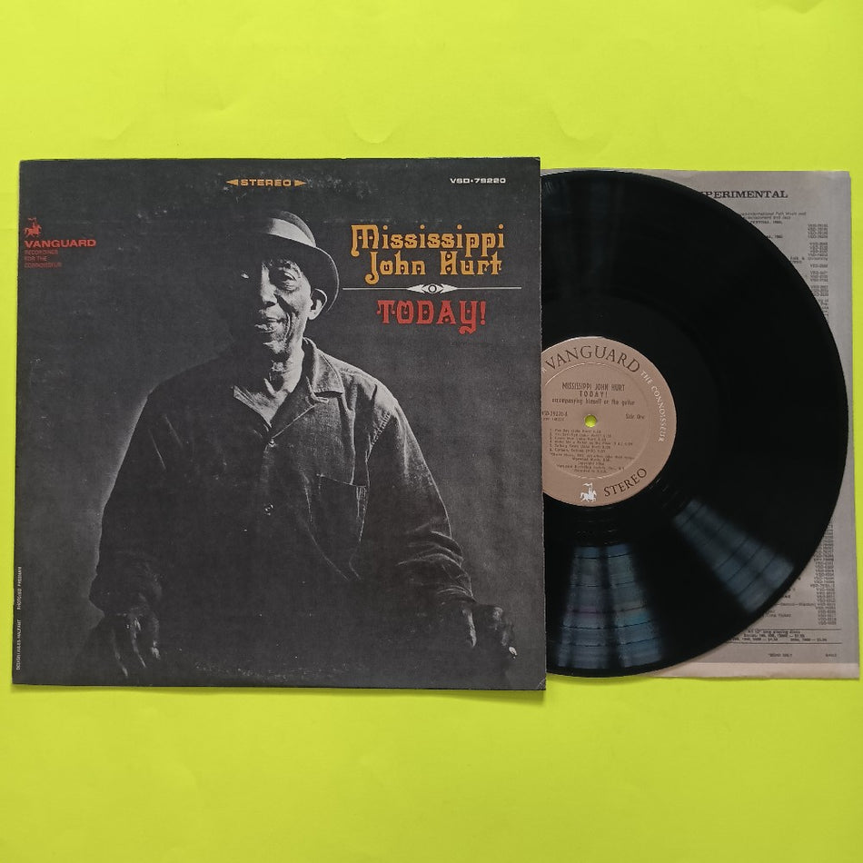 Mississippi John Hurt - Today OG - 1966 - VSD 79220 - Used - VG+ - Vinyl