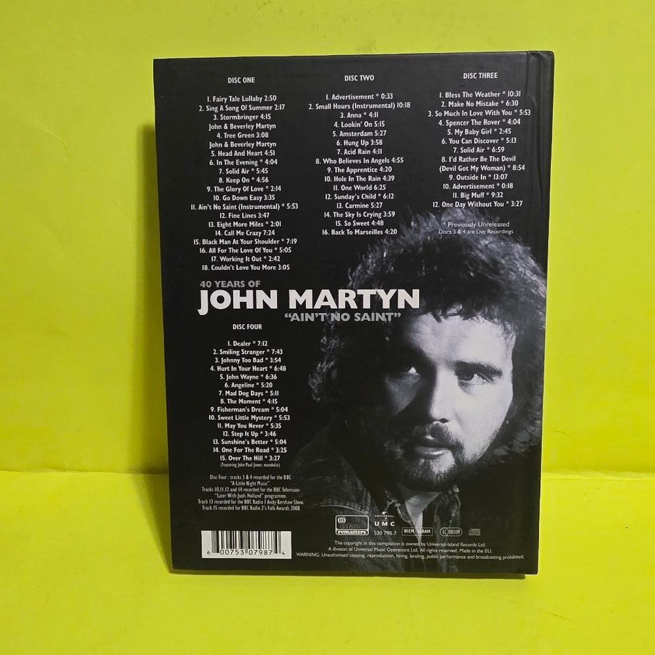 John Martyn - Ain't No Saint - 2008 - 530 798-7 - Used - NM - CDs