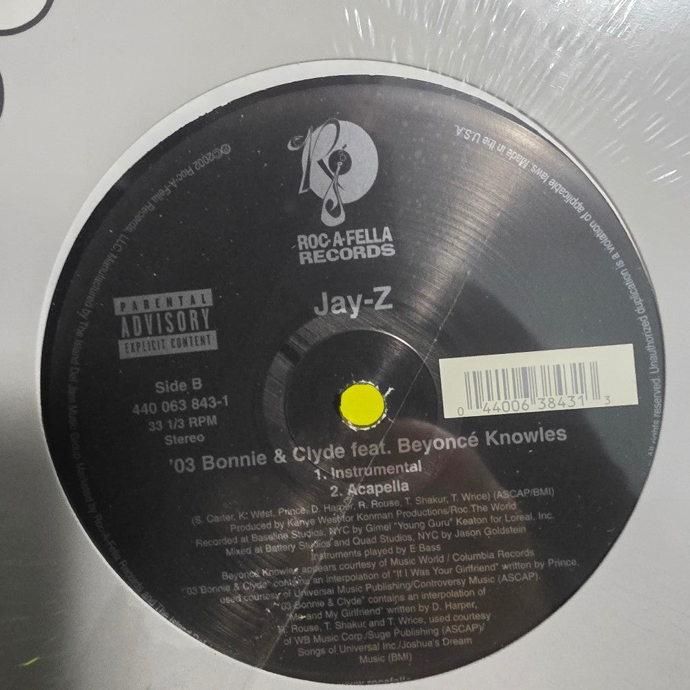 Jay-Z Feat. Beyoncé Knowles - '03 Bonnie & Clyde - 2002 - 440 063 843-1 - New - Sealed - Vinyl