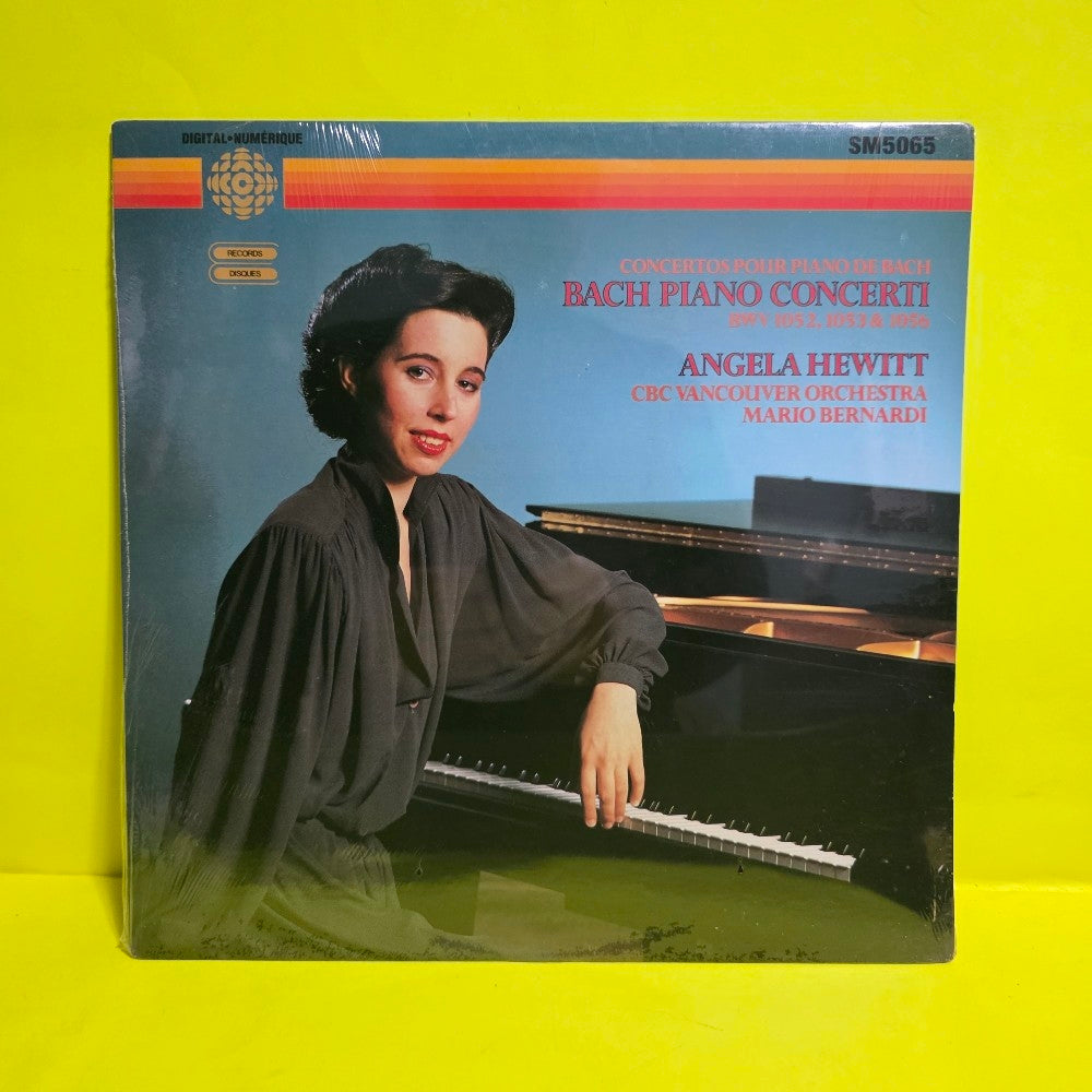 Bach Angela Hewitt,  CBC Mario Bernardi - Bach Piano Concerti BWV 1952, 1053 & 1056 - 1987 - SM5065 - New - Sealed - Vinyl