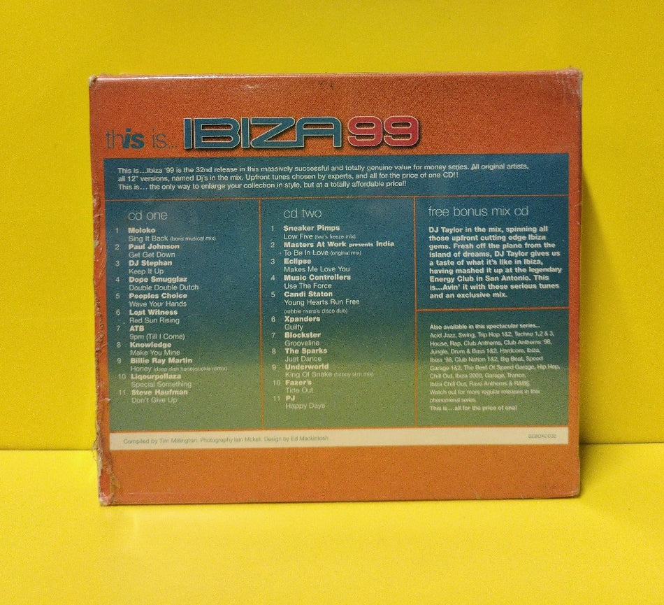 Various - This Is... Ibiza 99 - 1999 - BEBOXCD32 - New - Sealed - CDs - 3xCD Box Set - UK Import