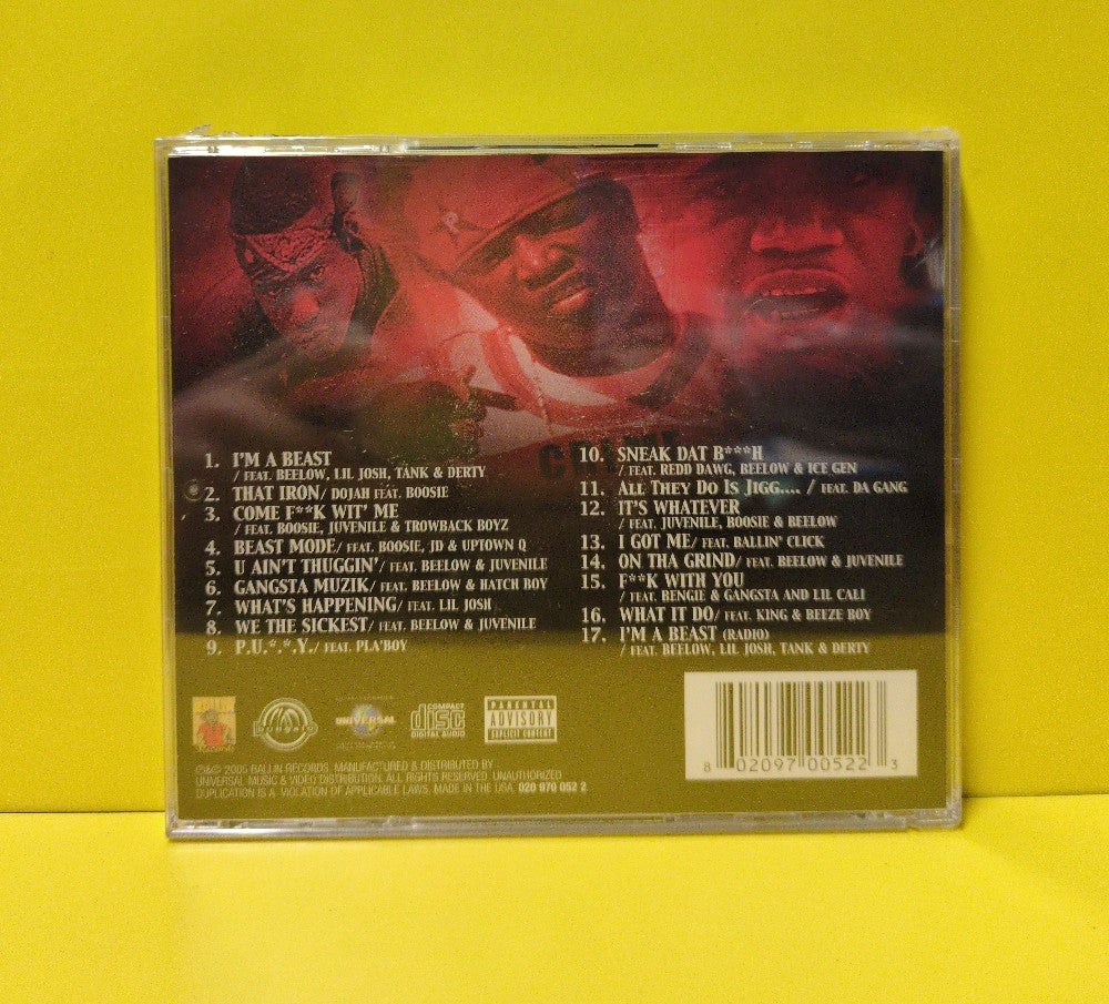 Beelow, Juvenile And Lil' Boosie - Louisiana’s Sickest - 2005 - 020 970 052 2 - New - Sealed - CDs