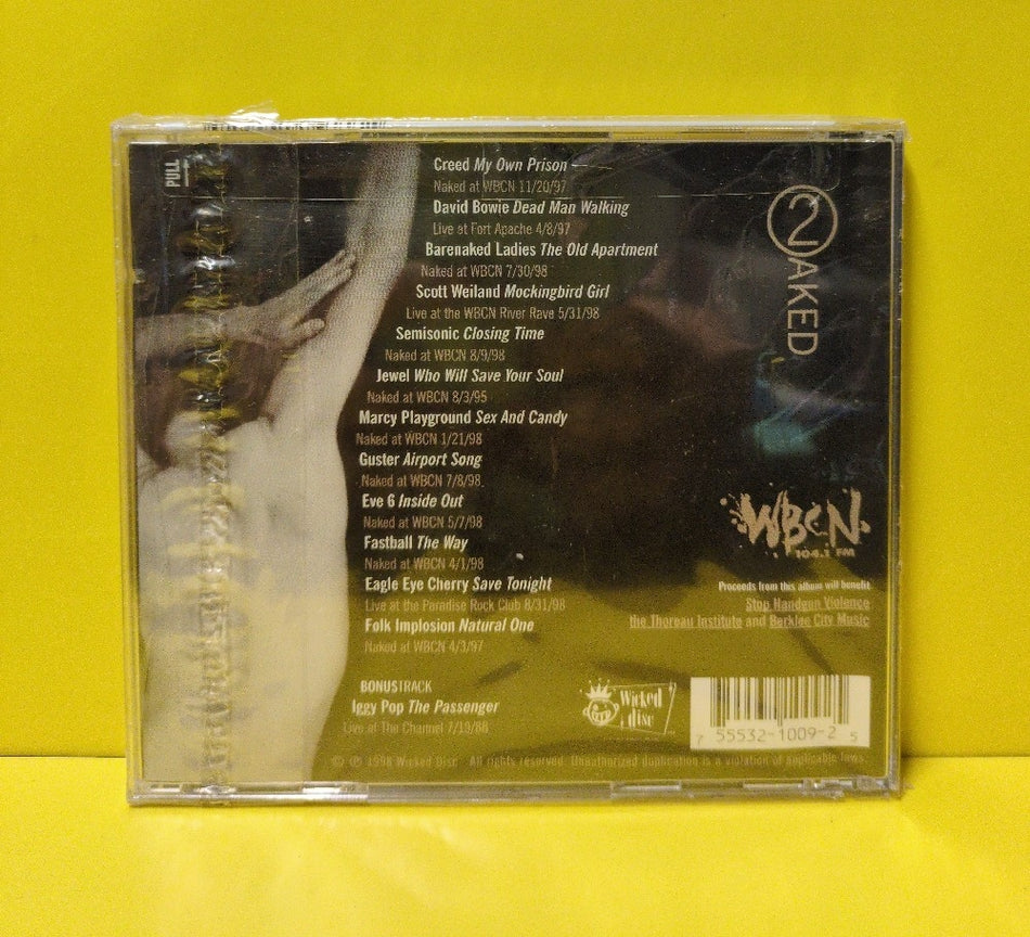 Various - WBCN Naked Too (A Companion Collection Of Unreleased Performances)  - 1998 - WIC1009-2 - New - Sealed - CDs