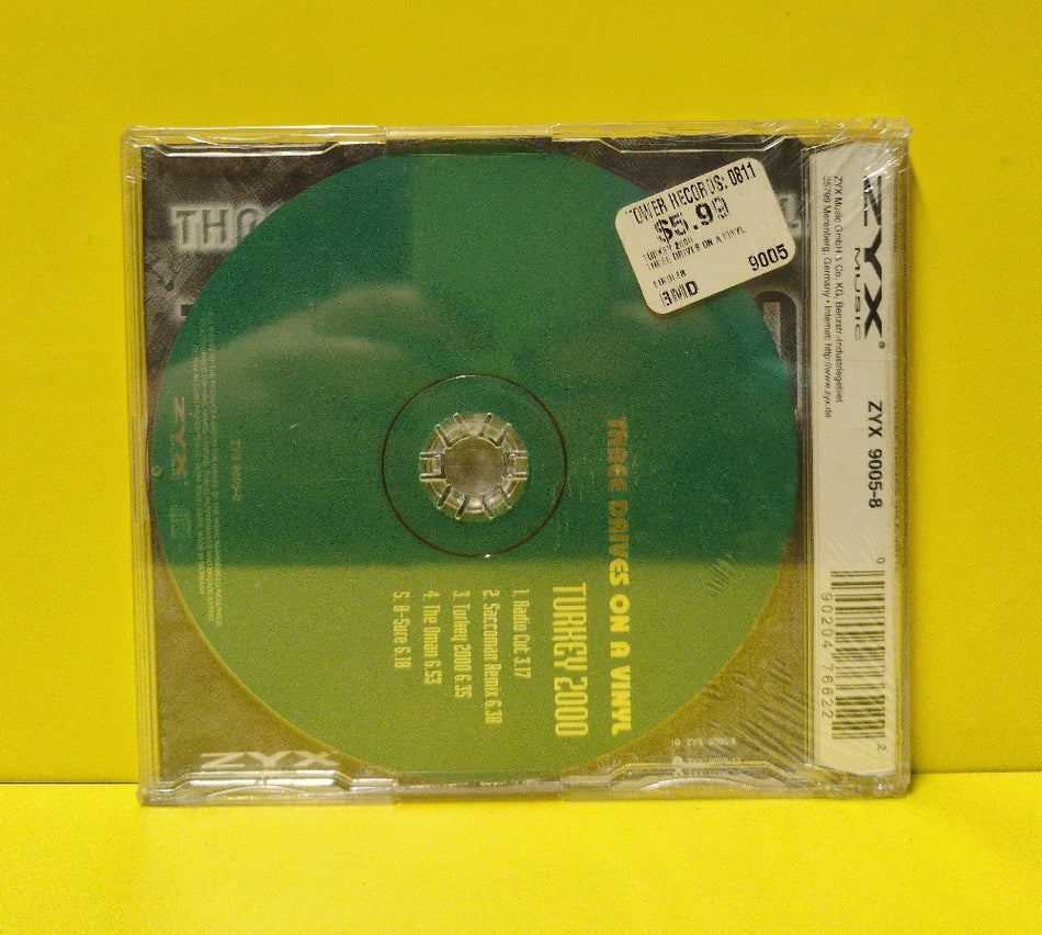Three Drives On A Vinyl - Turkey 2000 - 1999 - ZYX 9005-8 - New - Sealed - CDs - Germany Import