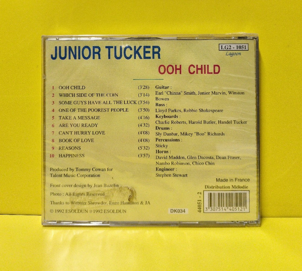 Junior Tucker - Ooh Child - 1995 - LG2 - 1051 - New - Sealed - CDs