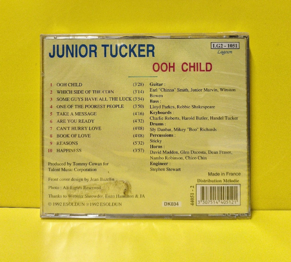 Junior Tucker - Ooh Child - 1995 - LG2 - 1051 - New - Sealed - CDs