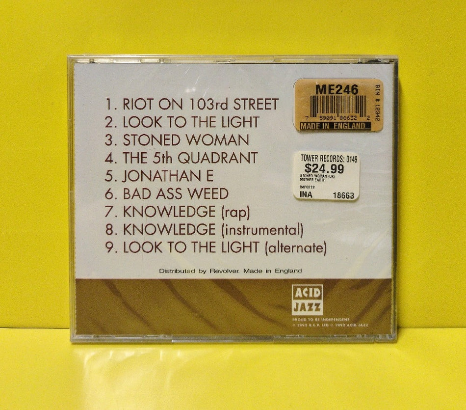 Mother Earth - Stoned Woman - 1992 - JAZID CD 48 - New - Sealed - CDs - UK Import
