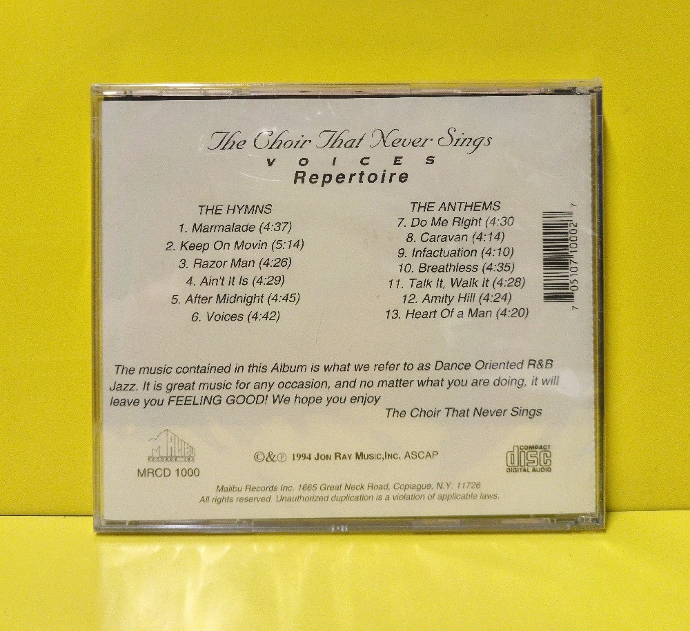 The Choir That Never Sings - Voices - 1994 - MRCD 1000 - New - Sealed - CDs