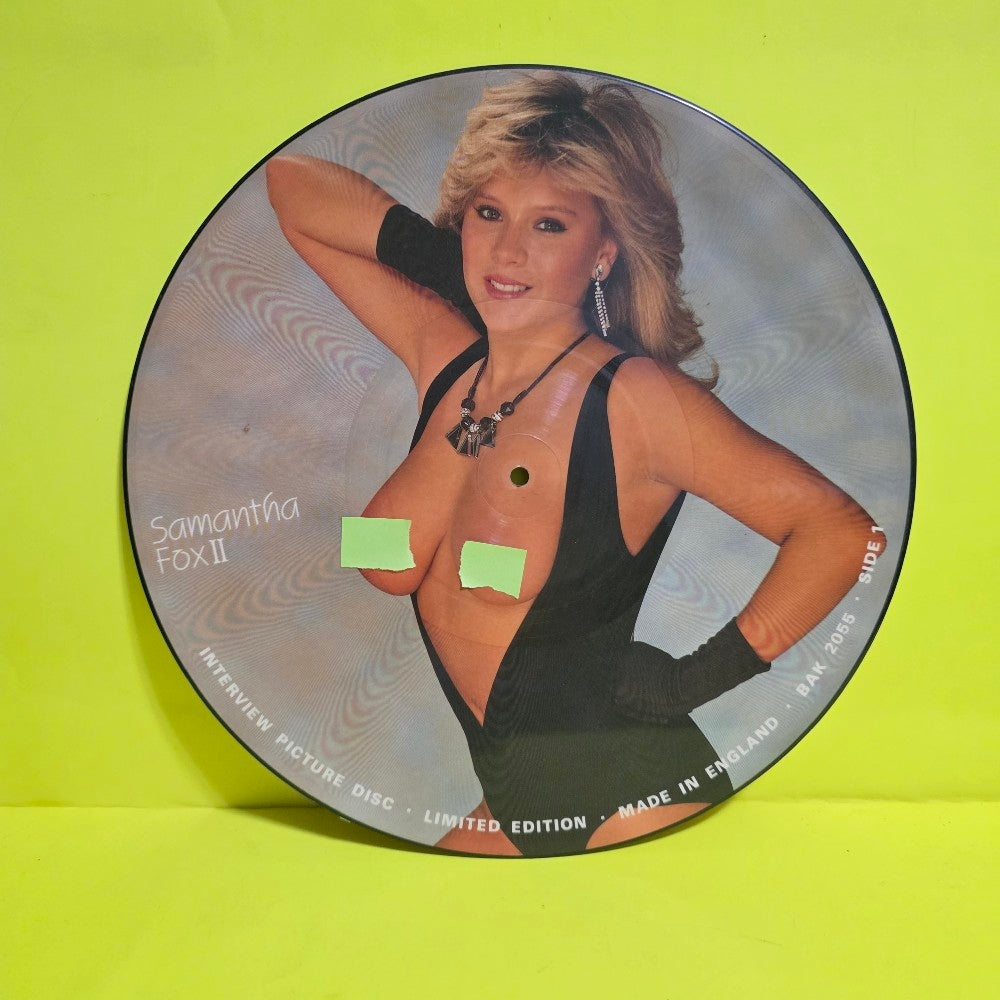 Samantha Fox  - Samantha Fox ll /Interview/ Limited Edition Picture Disc  - 1987 - BAK 2055 - Used - EX - Vinyl