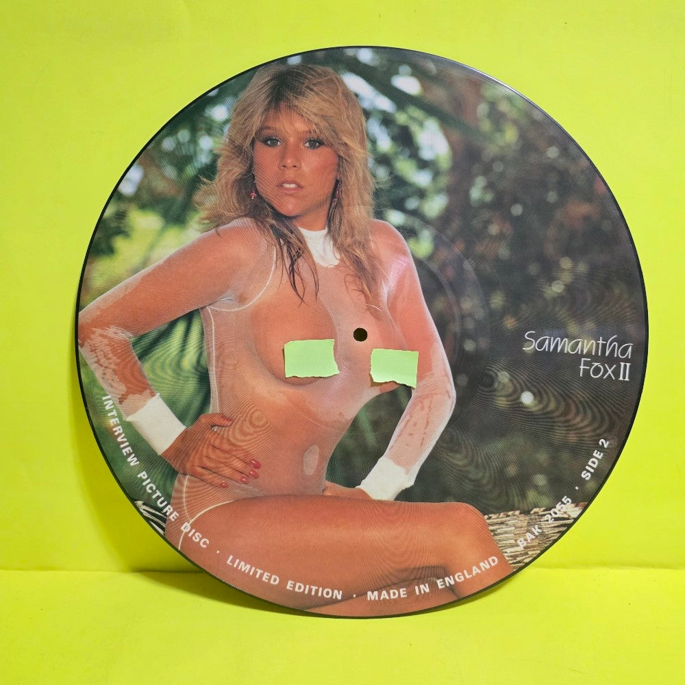 Samantha Fox  - Samantha Fox ll /Interview/ Limited Edition Picture Disc  - 1987 - BAK 2055 - Used - EX - Vinyl
