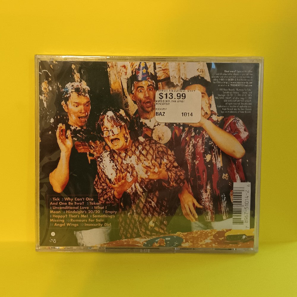 Wonderboy - Napoleon Blown Apart - 1997 - 1014 - New - Sealed - CDs