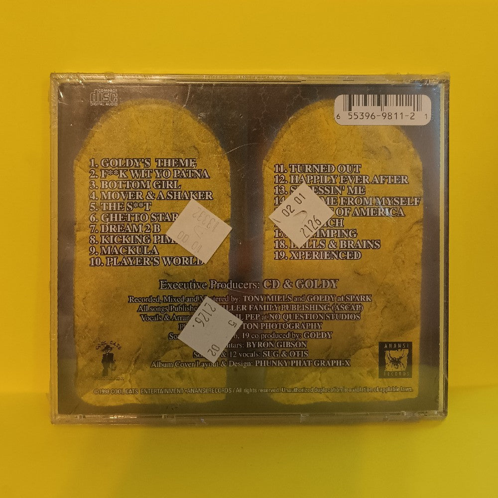 Goldy - The Golden Rules - 1998 - CCE-9811 - New - Sealed - CDs
