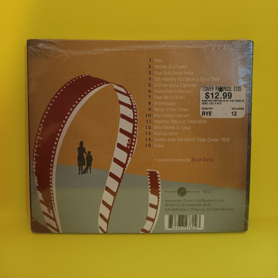Head Like A Kite - Random Portraits Of The Home Movie - 2006 - P2512 - New - Sealed - CDs