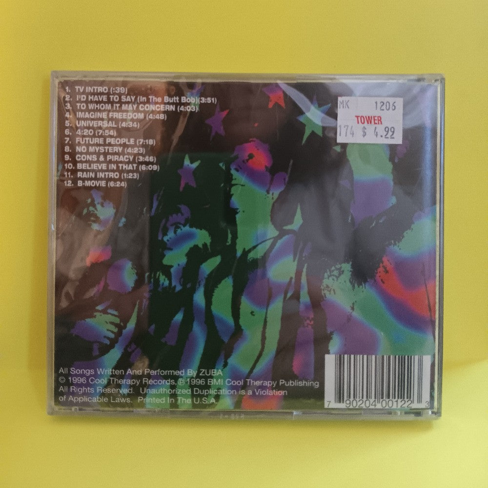 Zuba - The New Cruelty - 1996 - CTR 0003 - New - Sealed - CDs