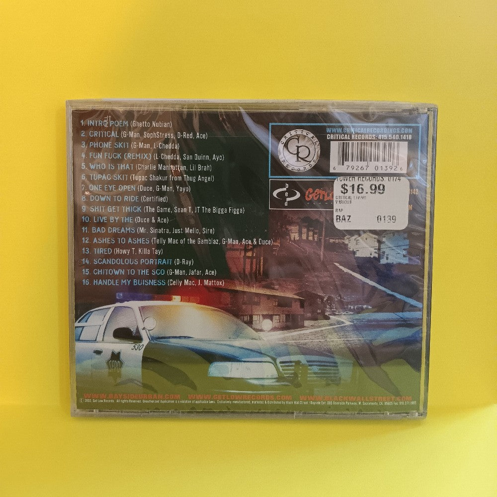 Various - Critical Living Comp - 2002 - 0139-2 - New - Sealed - CDs