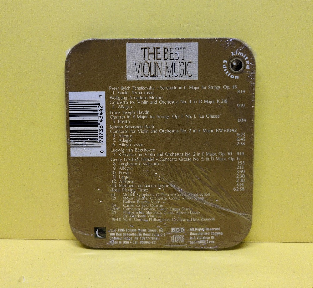 Various - The Best Violin Music - 1995 - 268845-2C - New - Sealed - CDs - Limited Edition - Metal Tin