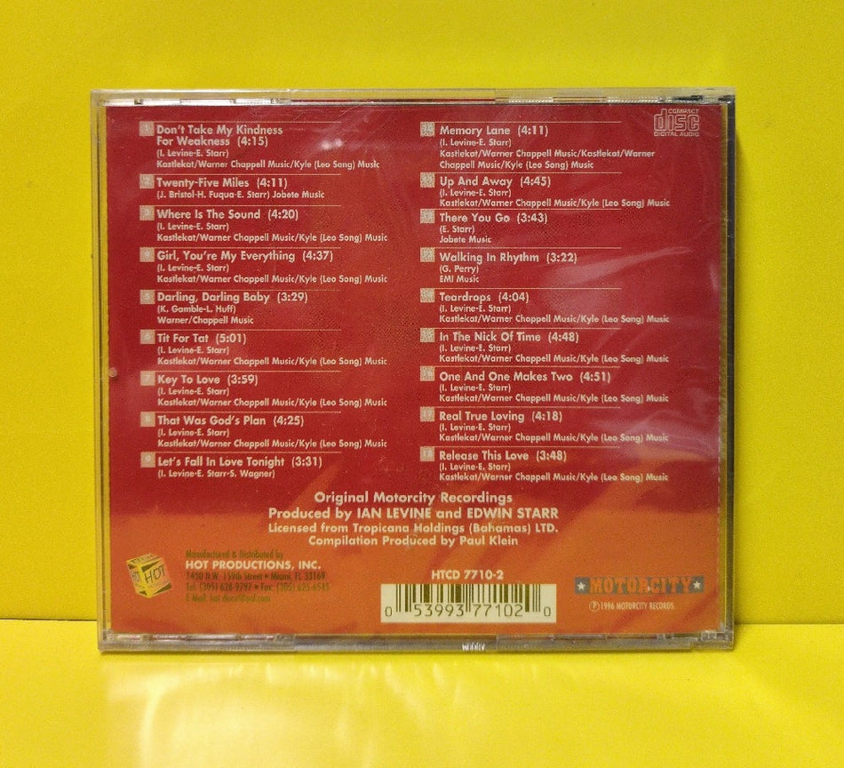Edwin Starr - The Best Of Edwin Starr - 1996 - HTCD 7710-2 - New - Sealed - CDs