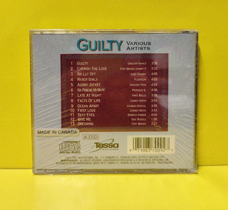 Various - Guilty - 1991 - 7009-2 - New - Sealed - CDs