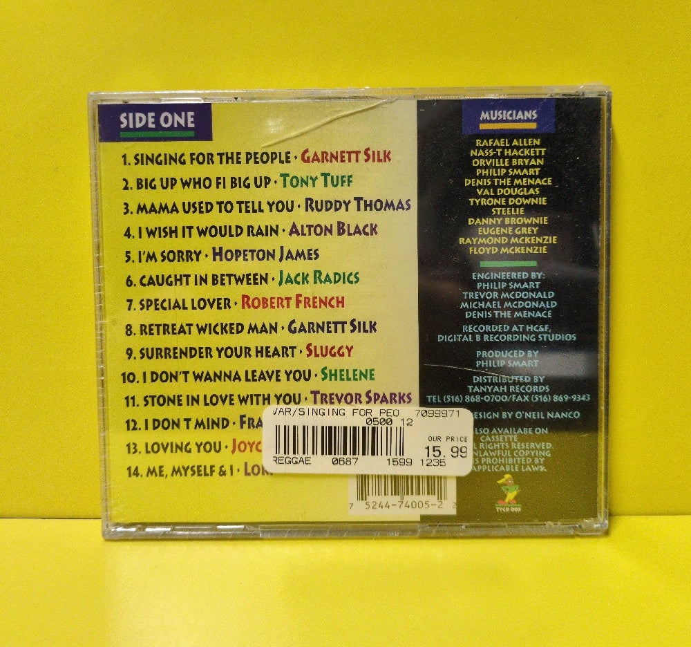 Various - Singing For The People - TYCD 005 - New - Sealed - CDs