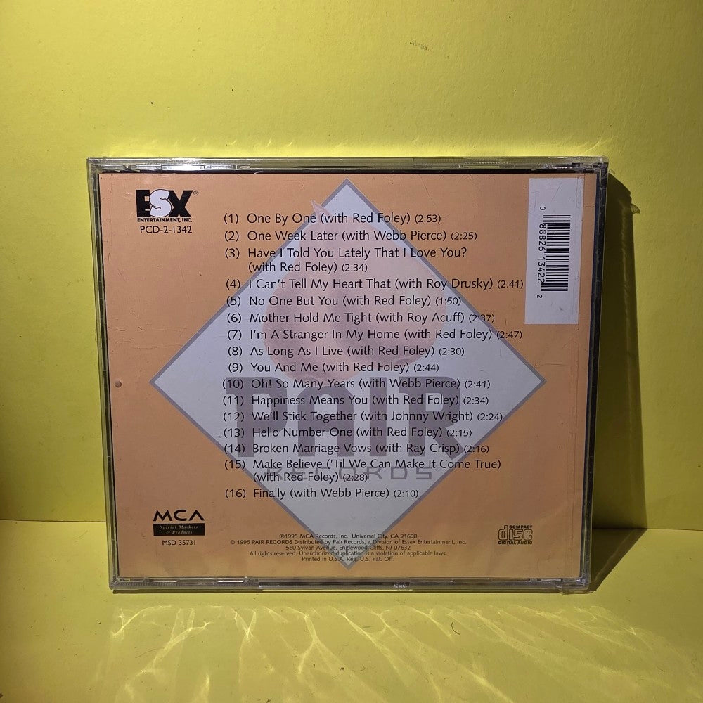 Kitty Wells - Kitty Wells Duets - 1995 - PCD-2-1342 - New - Sealed - CDs