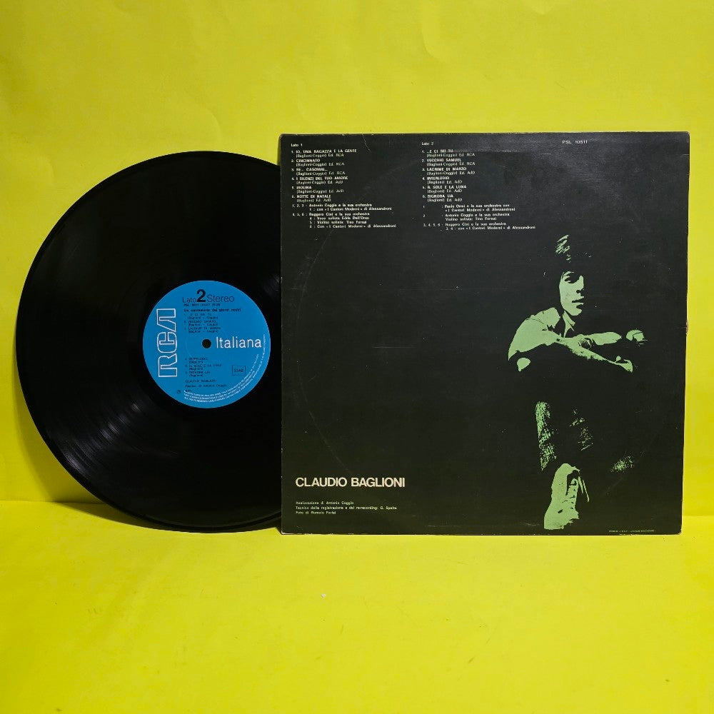 Claudio Baglioni  - Un Cantastorie Dei Giorni Nostri - 1971 - PSL 10511 - Used - VG++ - Vinyl