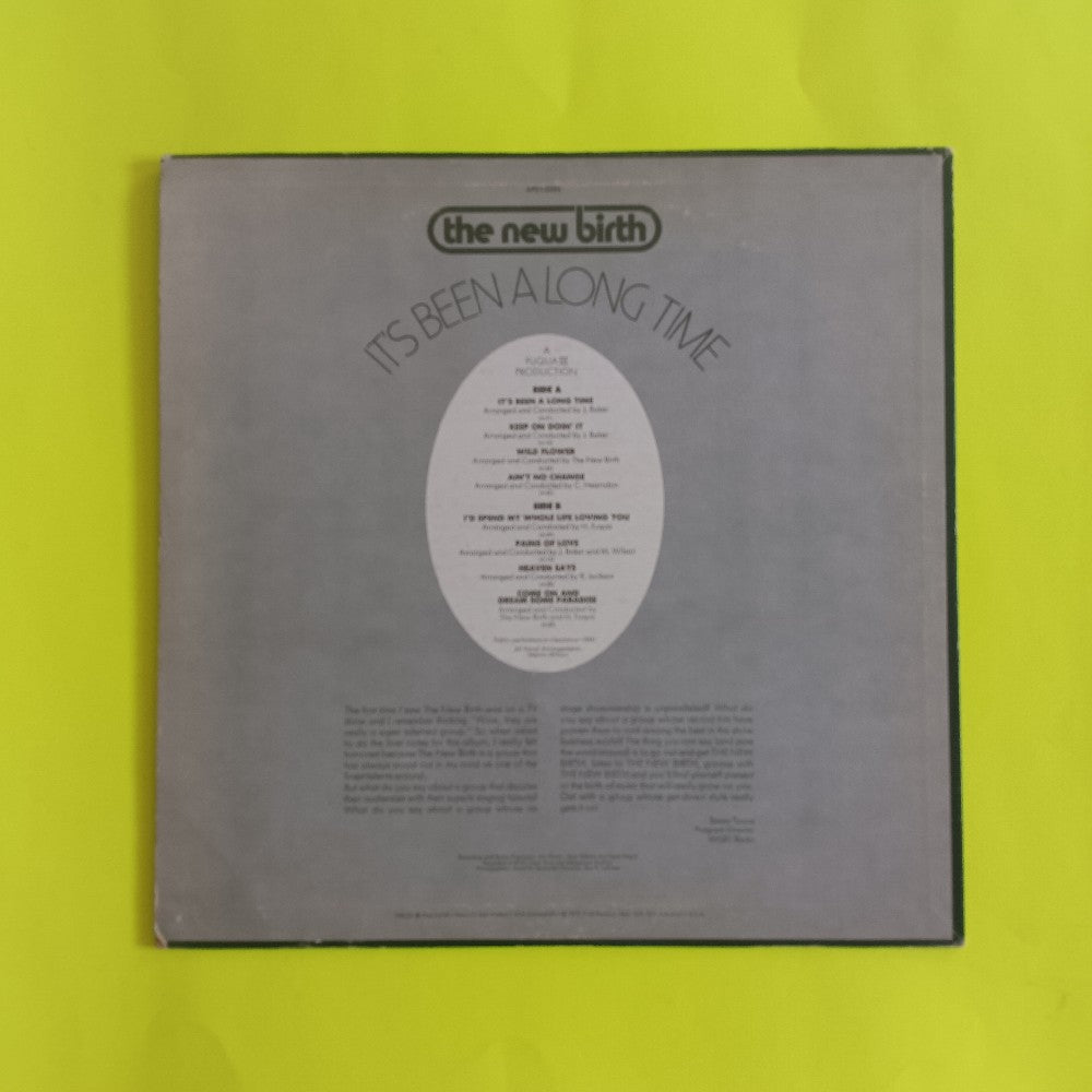New Birth - It's Been A Long Time - 1974 - APD1-0285 - Used - VG++ - Vinyl