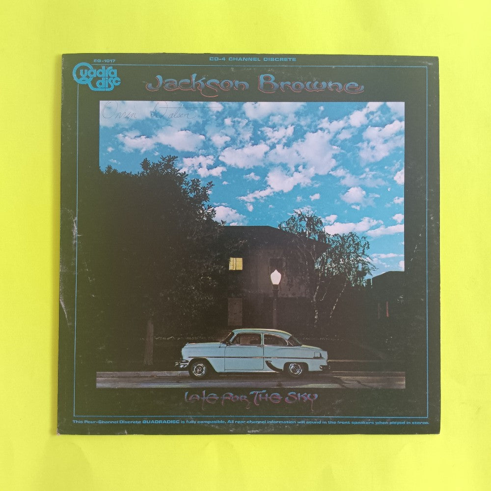 Jackson Browne - Late For The Sky QUAD - 1974 - EQ-1017 - Used - VG++ - Vinyl