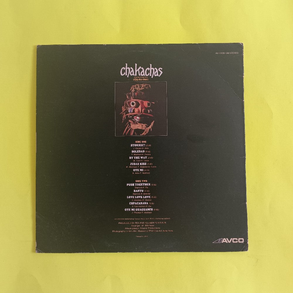 Chakachas - Chakachas Self Titled PROMO - 1972 - AV-11005-598 - Used - VG+ - Vinyl