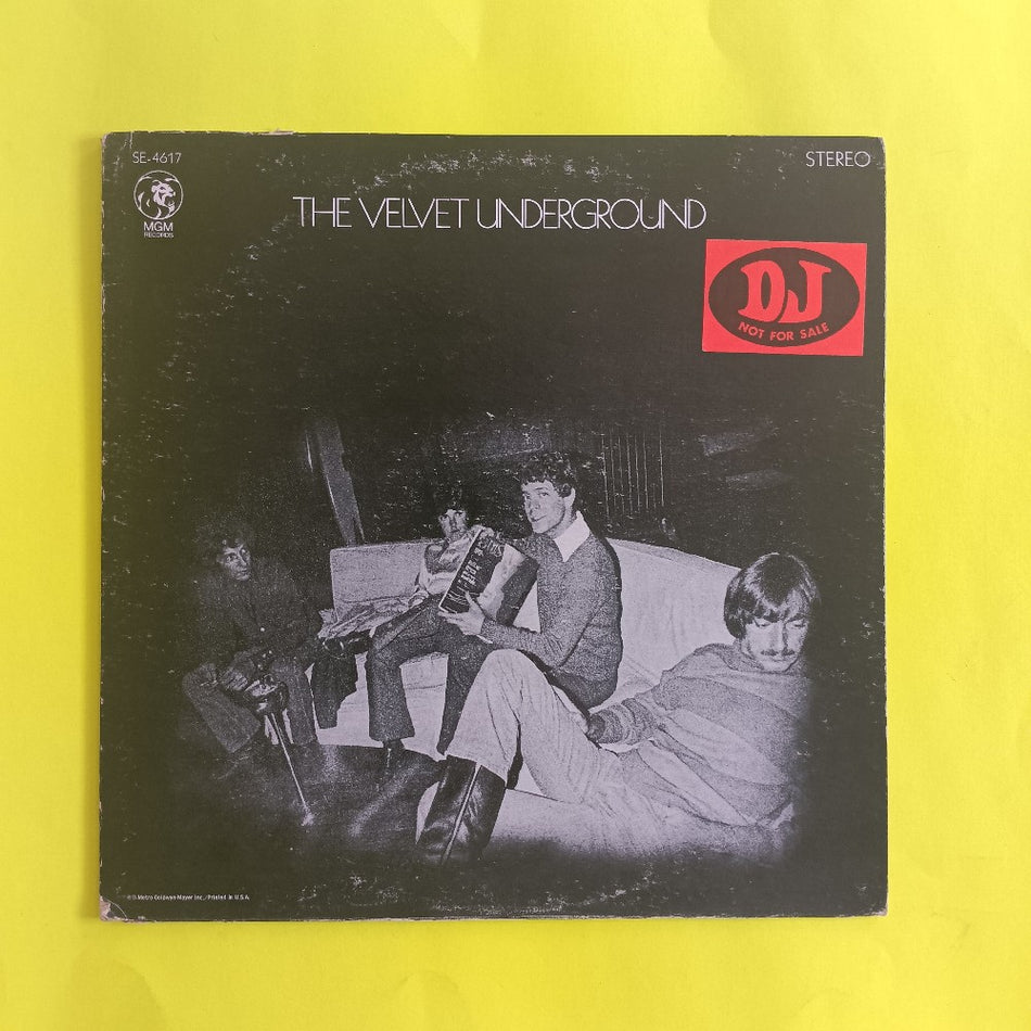 Velvet Underground - Velvet Underground / Self Titled PROMO - 1969 - SE 4617 - Used - VG+ - Vinyl