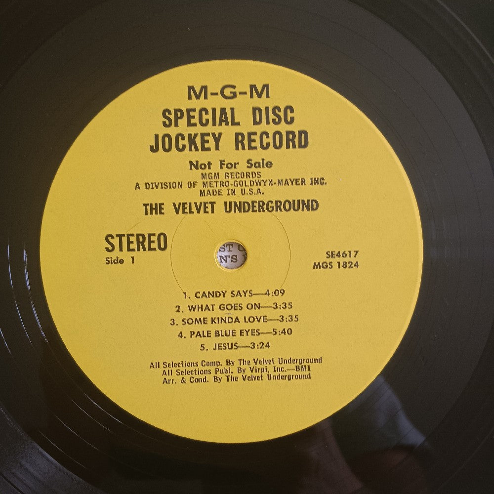Velvet Underground - Velvet Underground / Self Titled PROMO - 1969 - SE 4617 - Used - VG+ - Vinyl