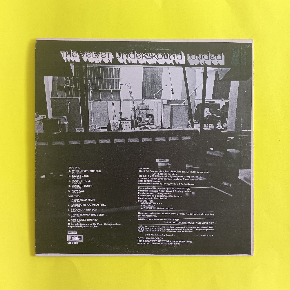The Velvet Underground  - Loaded - 1970 - SD 9034 - Used - VG+ - Vinyl