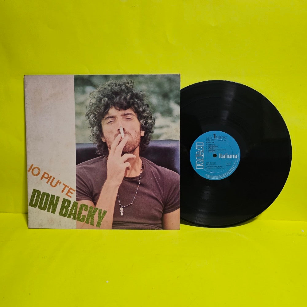 Don Backy - Io Più Di Te - 1973 - DPSL 10613 - Used - VG++ - Vinyl