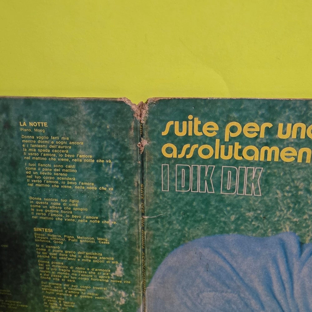 I Dik Dik - Suite Per Una Donna Assolutamente Relativa - 1972 - SMRL 6095 - Used - VG++ - Vinyl