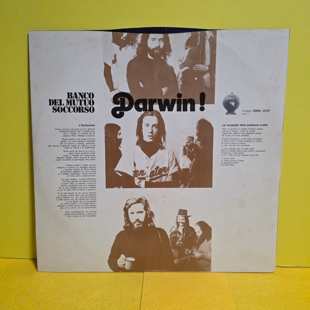 Banco Del Mutuo Soccorso  - Darwin! - 1972 - SMRL 6107 - Used - VG++ - Vinyl