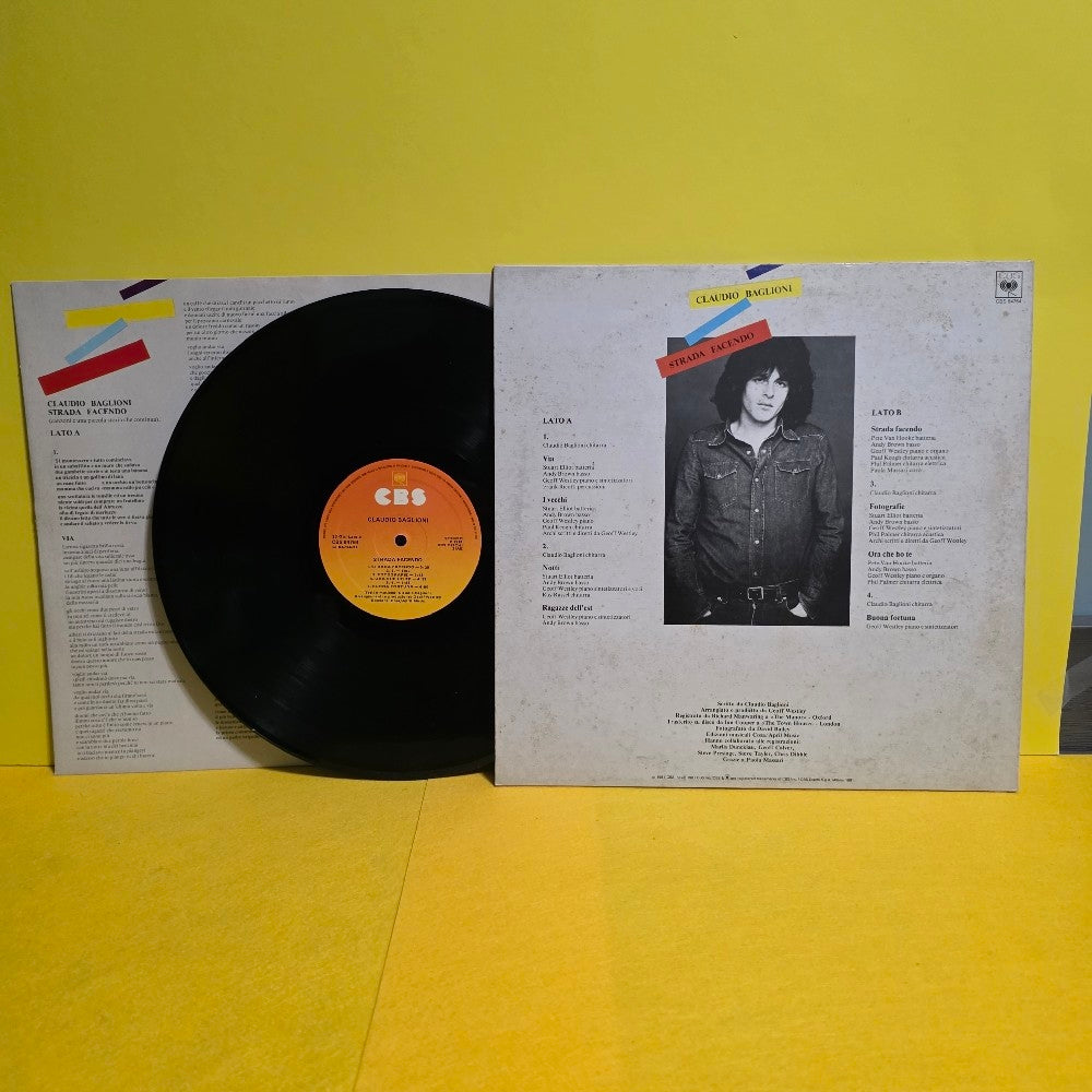 Claudio Baglioni  - Strada Facendo - 1981 - CBS 84764 - Used - VG++ - Vinyl