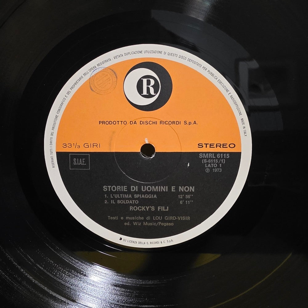 Rocky's Filj - Storie Di Uomini E Non - 1973 - SMRL 6115 - New - VG+ - Vinyl