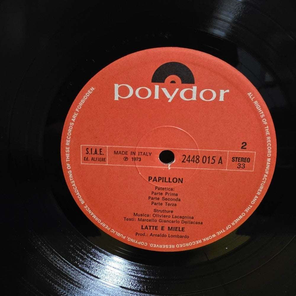 Latte E Miele - Papillon - 1973 - 2448 015 A - Used - VG+ - Vinyl