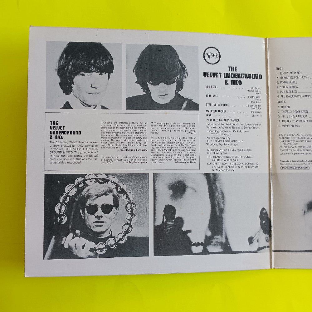 Velvet Underground & Nico - Self Titled VERVE DELUXE - 2490 159 / 2315 056 - Used - VG+ - Vinyl