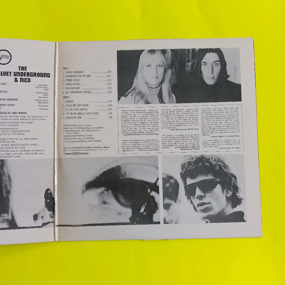 Velvet Underground & Nico - Self Titled VERVE DELUXE - 2490 159 / 2315 056 - Used - VG+ - Vinyl