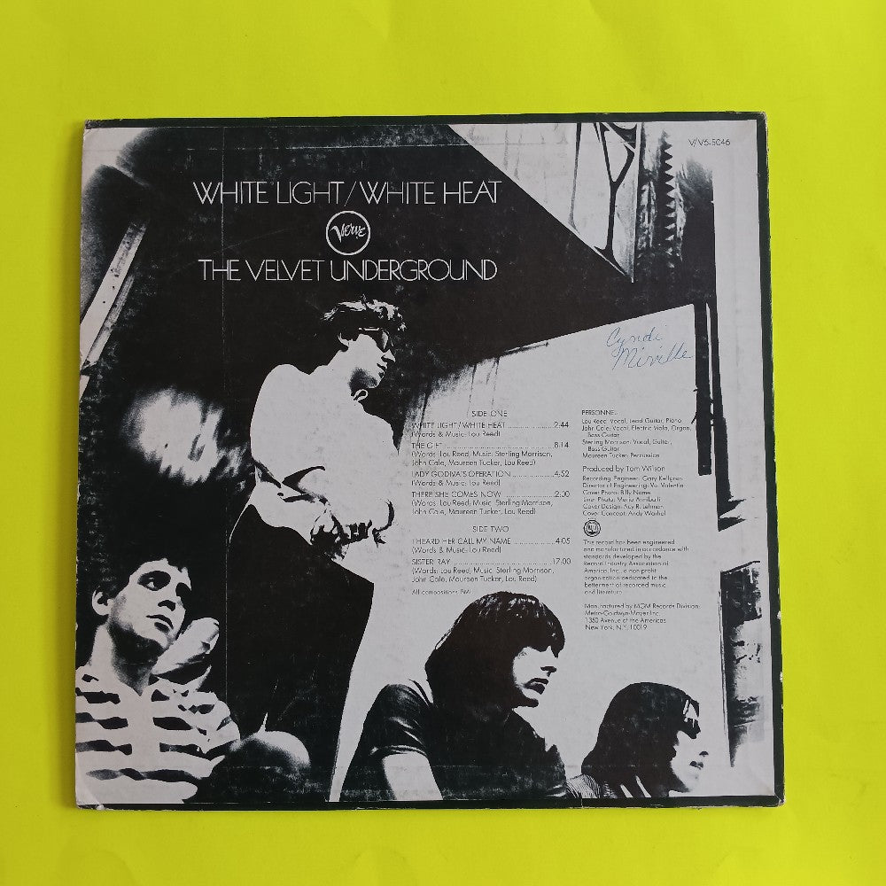 The Velvet Underground - White Light / White Heat OG - 1968 - V6-5046 - Used - VG+ - Vinyl