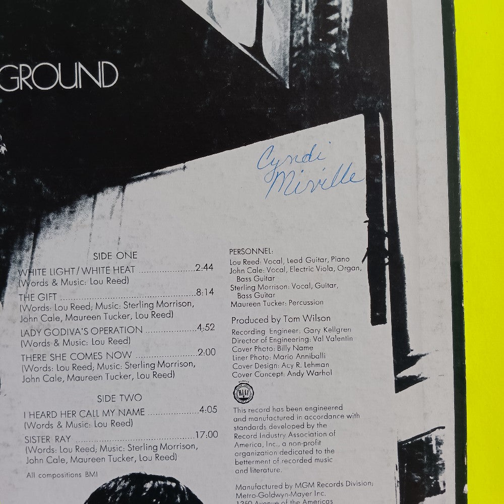 The Velvet Underground - White Light / White Heat OG - 1968 - V6-5046 - Used - VG+ - Vinyl