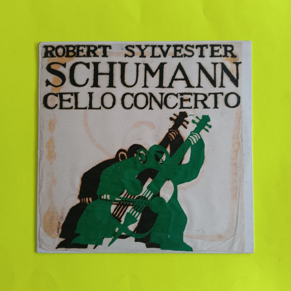 Robert Sylvester  - Schumann Cello Concerto With Etching Cover Signed Diamond - 1961 - Used - VG+ - Vinyl