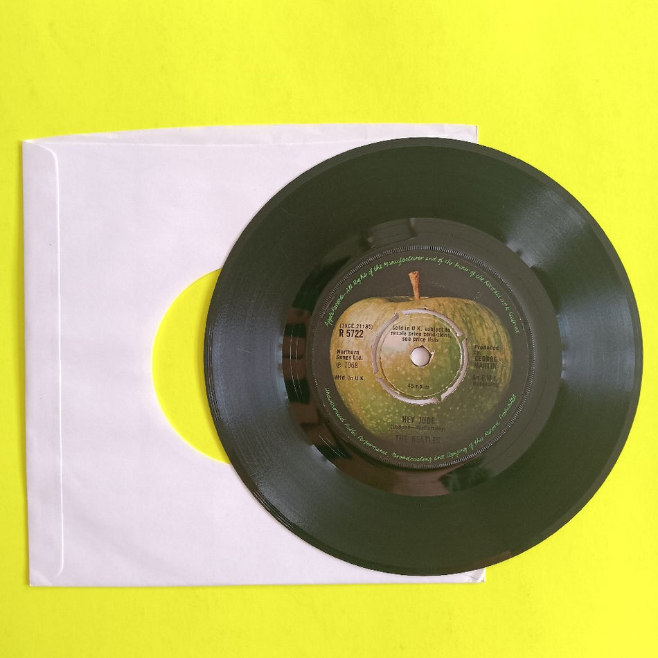 Beatles - Hey Jude / Revolution UK Punch Out Label - 1968 - R 5722 - Used - VG+ - Vinyl