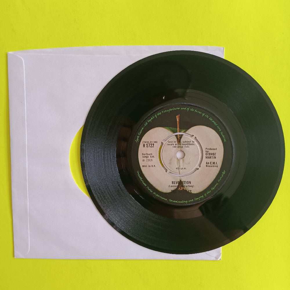 Beatles - Hey Jude / Revolution UK Punch Out Label - 1968 - R 5722 - Used - VG+ - Vinyl