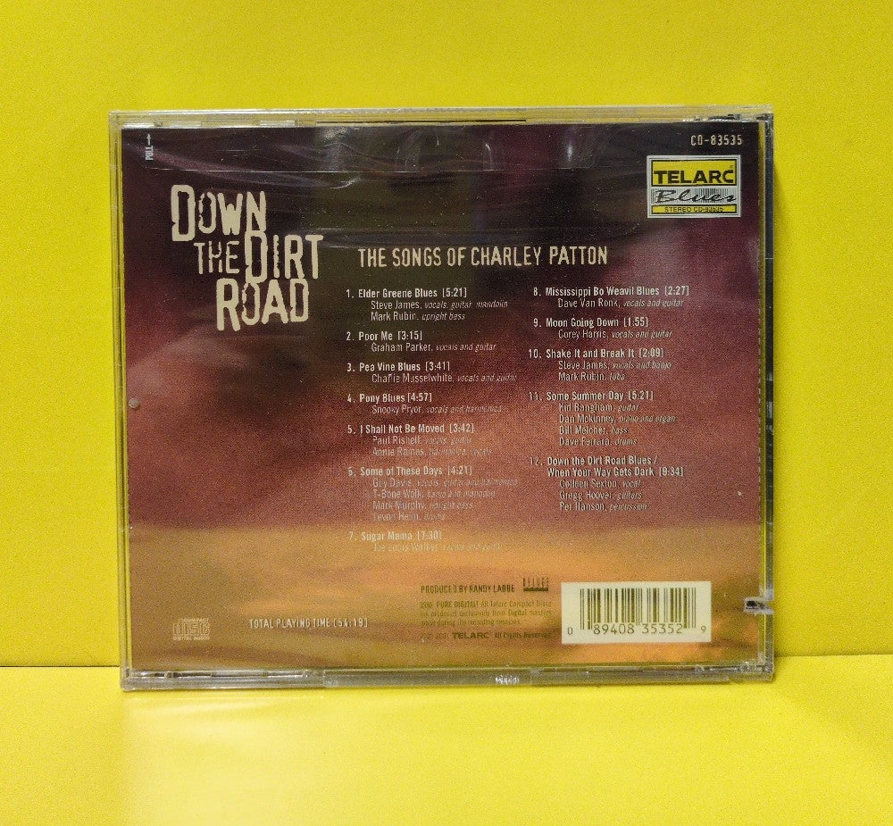 Various - Down The Dirt Road (The Songs Of Charley Patton) - 2001 - CD-83535 - New - Sealed - CDs