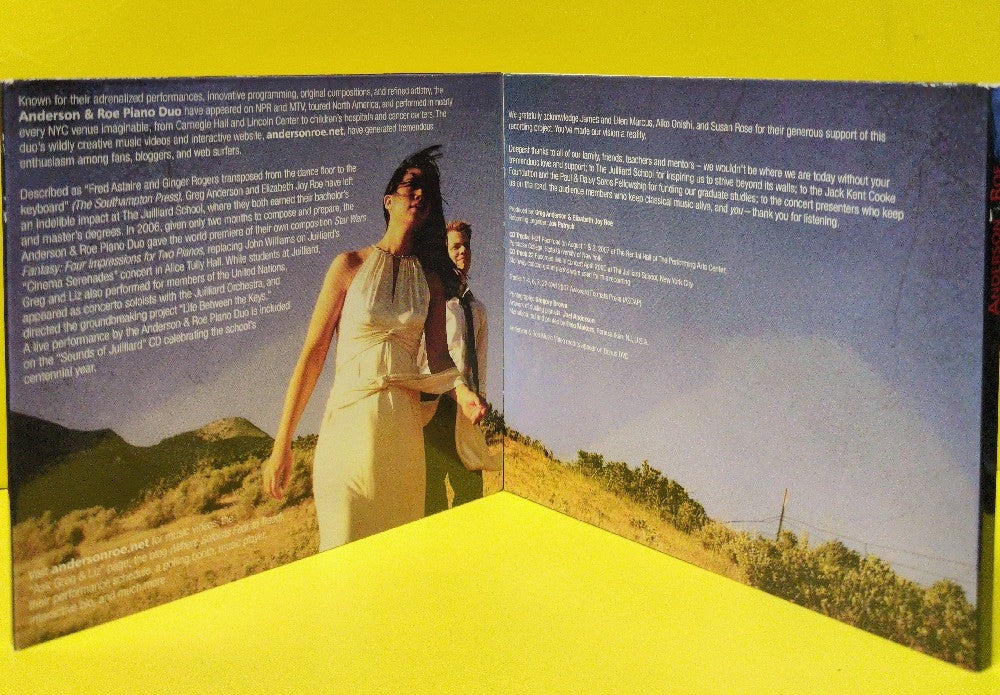 Anderson & Roe Piano Duo - Reimagine - 2007 - AR0987 - Used - EX - CDs - 1xCD/1xDVD Set