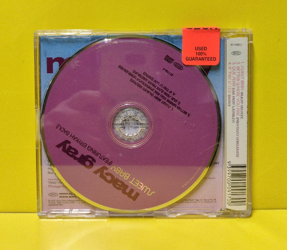 Macy Gray Featuring Erykah Badu - Sweet Baby - 2001 - 671763 2 - Used - EX - CDs - Australia Import